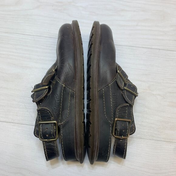 Vintage Dr. Martens 8194 Slingback‎ Sandals Mens Size 10 Brown Leather Buckle main image 10